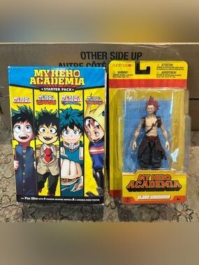 My Hero Academia Starter Book Set + Eijiro Kirishima Figure